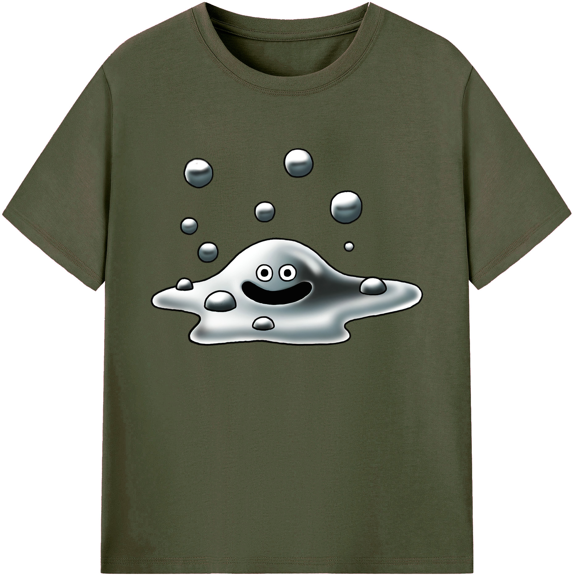 （画像用） ドラゴンクエスト Doragon Kuesuto Dragon Quest 綿100％ メンズ半袖Tシャツ｜肌触りやわらか＆通気性